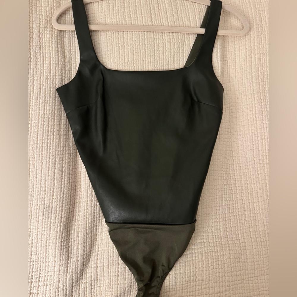 Stylish dark green Bodysuit